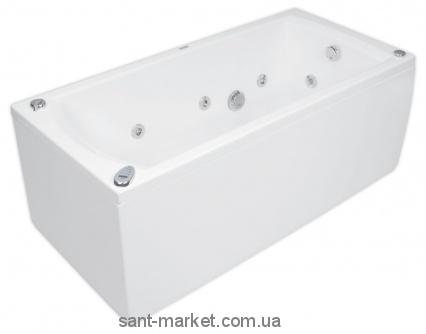 Ванна акриловая прямоугольная PoolSpa коллекция Linea 170х75х61 PWPJB..ZS000000 + рама