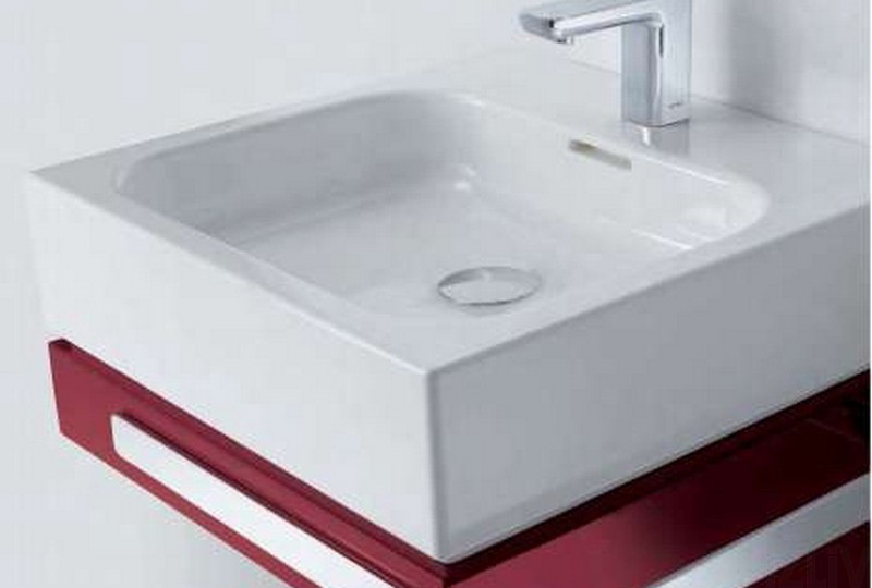 Раковина для ванной накладная Kludi коллекция Esprit белая 56W0543