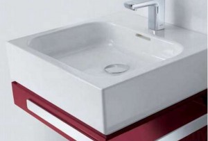 Раковина для ванной накладная Kludi коллекция Esprit белая 56W0543