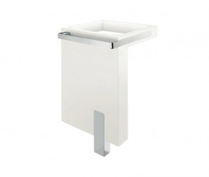 Тумба під раковину Kludi Esprit L-образна підвісна відкрита 50х50х66 білий 56LS543