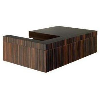 Выдвижной шкаф для L-образной тумбы Kludi Esprit правый 40х50х18 макассар 56S0864R