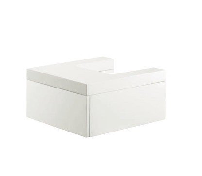 Висувною шафа для L-образної тумби Kludi Esprit 40х50х18 білий 56S0443