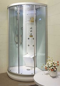 Гидробокс угловой Appollo TS-8022 99х99х218 с низким поддоном четверть круга