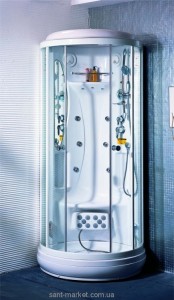 Гидробокс угловой Appollo TS-0841W 90х90х223 с низким поддоном