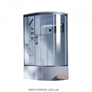 Паровий гидробокс в лівий кут Appollo A-8018 120x80x215 з глибоким піддоном