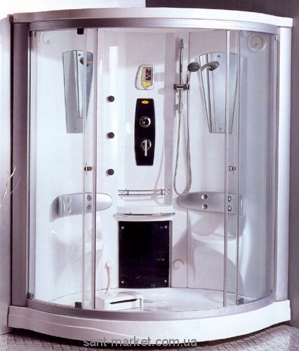 Паровой гидробокс Appollo А - 0829 135х135х220 с низким поддоном