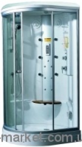 Паровой гидробокс правый Appollo А - 0842C 110х90х223 с низким поддоном