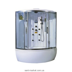 Паровой гидробокс угловой Appollo А - 0843 130х130х218 с ванной