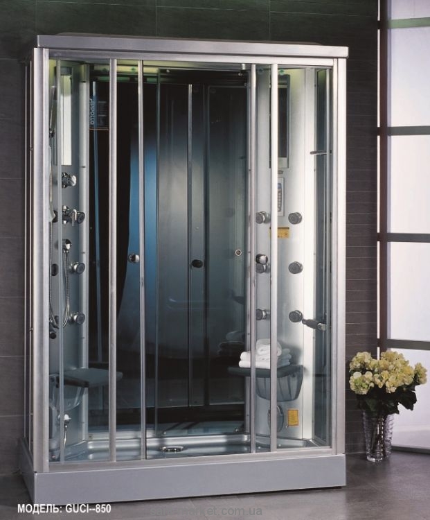 Паровий гидробокс кутовий Appollo Guci - 850 146х91х224