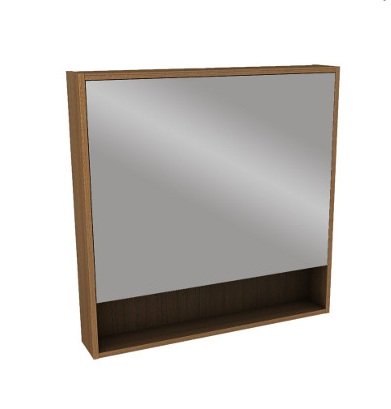 Kolo OVUM/EGO by Antonio Citterio шкафчик с зеркалом 80 x 80 x13 5 см  тик 88329000