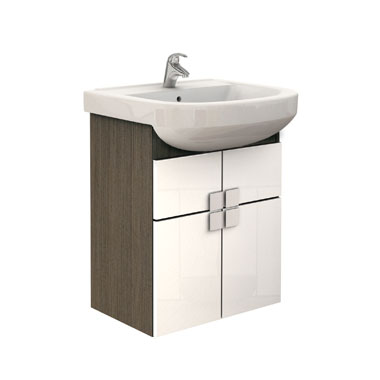 Тумба під раковину Kolo Primo підвісна 36х26.7х58.1 білий глянець 89350000