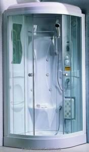 Гідробокс кутовий Appollo TS-33W 95x95x220 з низьким піддоном чверть кола