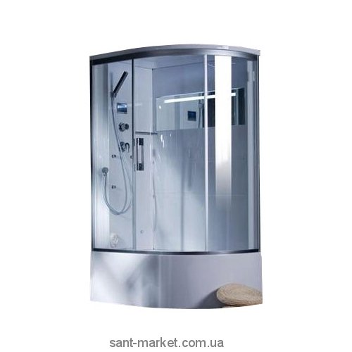 Паровой гидробокс в левый угол Appollo A-8018 120x80x215 с глубоким поддоном