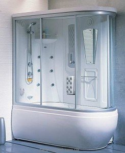 Паровой гидробокс левый Appollo А - 0737 170х90х220 с ванной