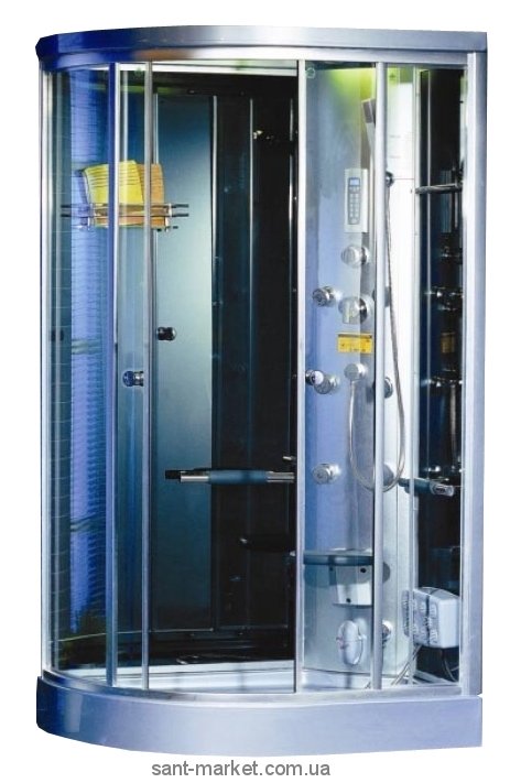 Паровий гидробокс правий Appollo Guci-851 120х80х221 з низьким піддоном