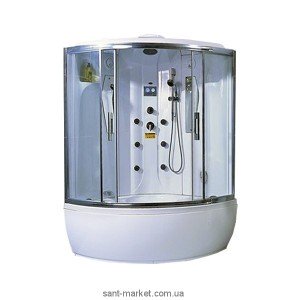 Паровой гидробокс угловой Appollo А - 0843 130х130х218 с ванной