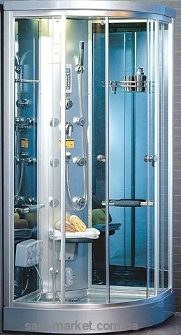 Паровий гидробокс кутовий Appollo Guci-859 95х95х224 з низьким піддоном