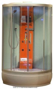 Паровой гидробокс угловой Appollo А-8023 99х99х218 четверть круга