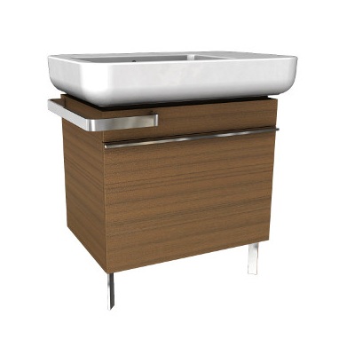 Тумба под раковину Kolo Ego подвесная с ножками 67х48х57 тик 89222000