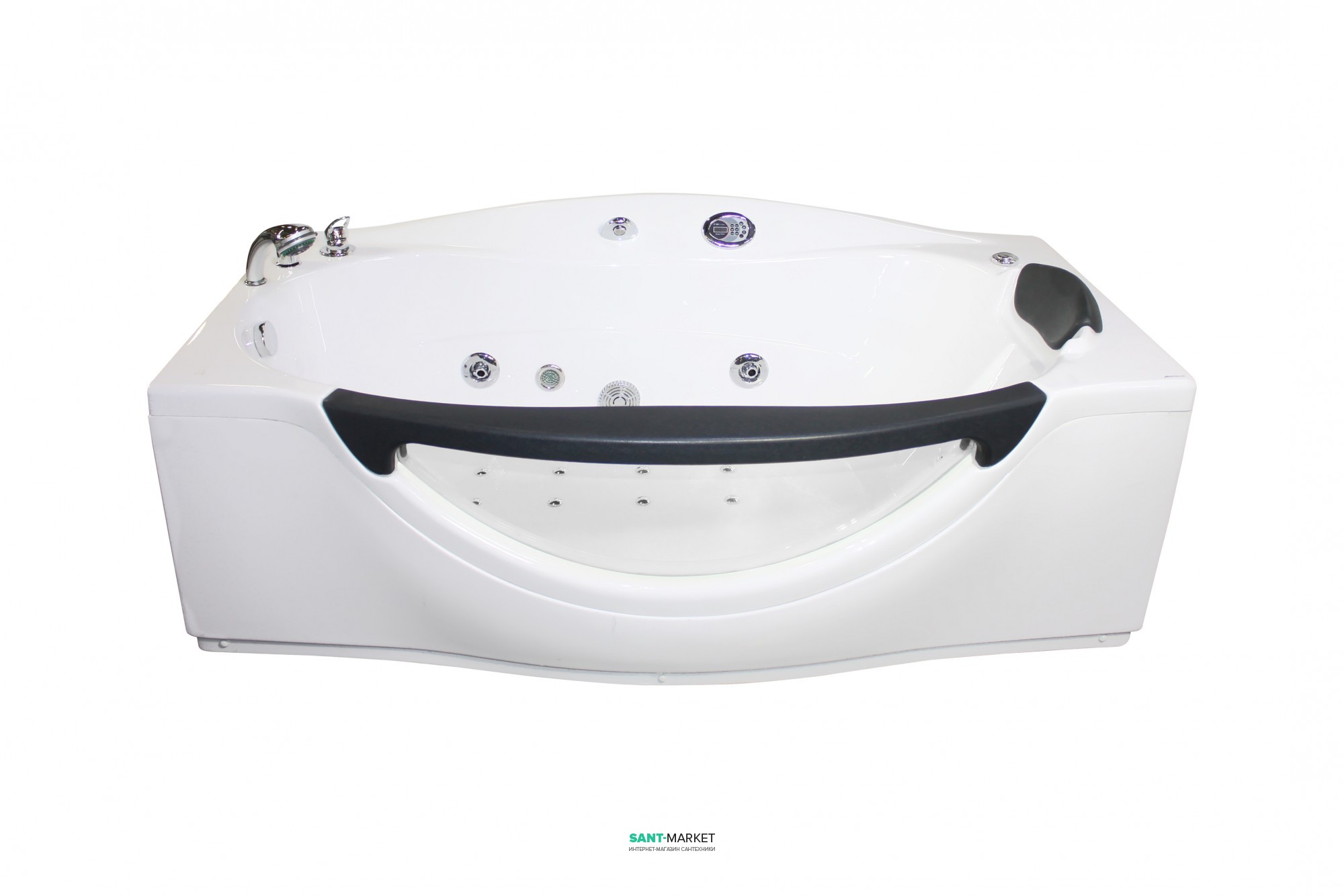 Ванна с гидро и аэромассажем акриловая прямоугольная Appollo 180х97х68 АT-932-B