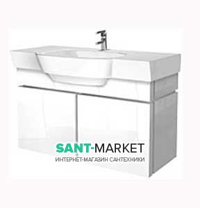 Тумба под раковину Kolo Varius 80 подвесная 75.8х36.2х52.6 белый глянец 89071000
