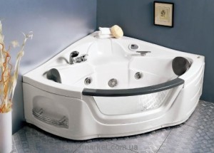 Ванна с гидро и аэромассажем акриловая угловая Appollo 154х154х66 АТ-0917
