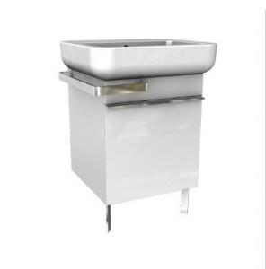 Тумба під раковину Kolo Ego підвісна з ніжками 48х48.5х55 білий глянець 89229000