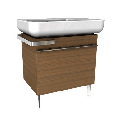 Тумба под раковину Kolo Ego подвесная с ножками 67х48х57 тик 89222000