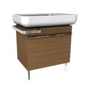 Тумба под раковину Kolo Ego подвесная с ножками 67х48х57 тик 89222000