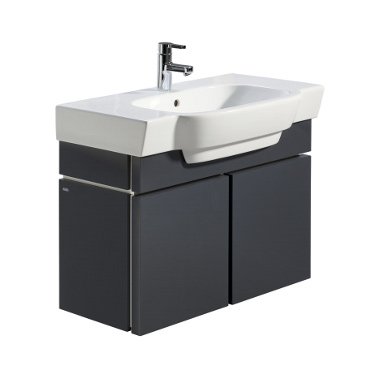 Тумба під раковину Kolo Varius 80 підвісна 76х36.2х52.6 графіт 89125-000