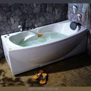 Ванна з гідро і аеромасажем акрилова нестандартна Appollo 170х84х65 А-2107