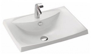 Раковина для ванної вбудована Jacob Delafon колекція Escale біла E1289