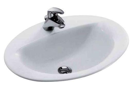 Раковина для ванної вбудована Jacob Delafon колекція Patio біла E4155-00