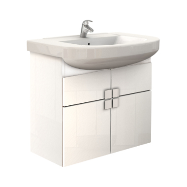 Тумба под раковину Kolo Primo 70 подвесная 70х34.8х62.5 белый глянец 89109000