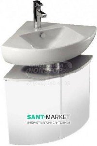 Тумба под раковину Jacob Delafon Odeon Up подвесная угловая 68х48х51 белый EB864-HU