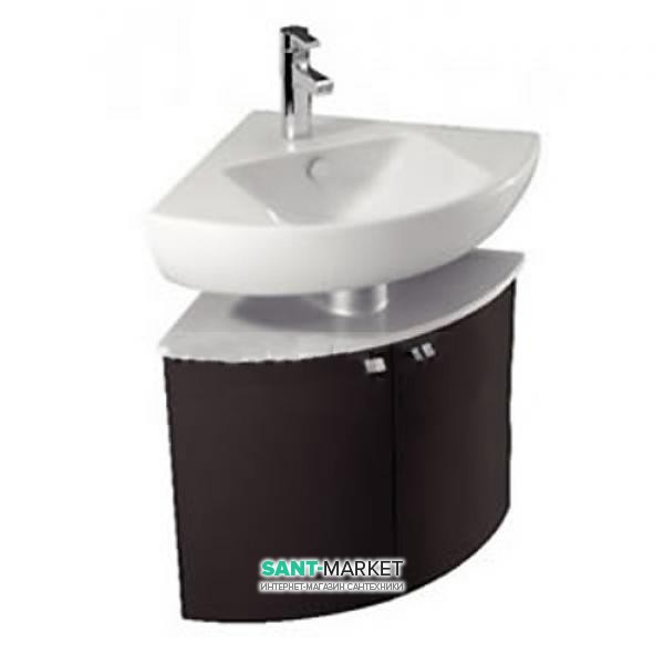 Тумба под раковину Jacob Delafon Odeon Up подвесная угловая 68х48х51 темный дуб EB864-NR