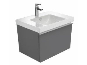 Тумба под раковину Jacob Delafon Odeon Up подвесная 67х48.5х45 антрацит EB860-N14
