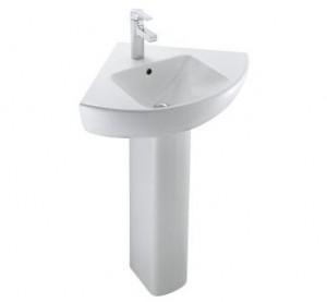 Раковина для ванної на п'єдестал Jacob Delafon колекція Odeon Up біла E4710-00