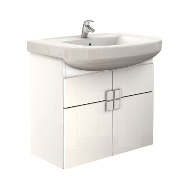 Тумба под раковину Kolo Primo 70 подвесная 70х34.8х62.5 белый глянец 89109000