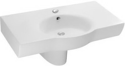 Раковина для ванной подвесная умывальник-столешница Jacob Delafon коллекция Ove белая E1703-00