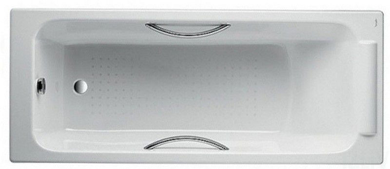 Jacob Delafon Parallel ванна чугунная 170*70 с отверстием для ручек E2948-00