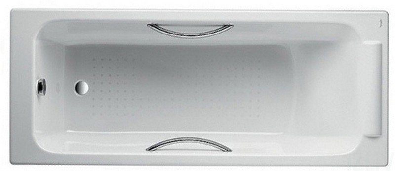 Jacob Delafon Parallel ванна чугунная 170*70 с отверстием для ручек E2948-00