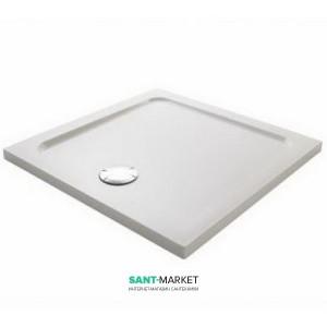 Душовий піддон акриловий квадратний Jacob Delafon 90х90х4 білий Е62442-00