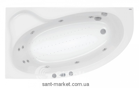 Ванна гідромасажна акрилова PoolSpa Europa 165х105х64 PHA4810SO1C0364 Economy 1 Mambo