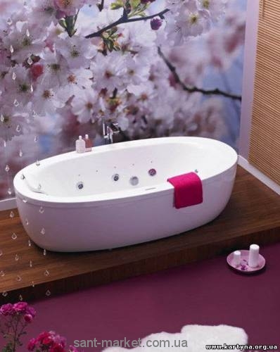 Ванна с гидро и аэромассажем акриловая PoolSpa Aura 204х103х58 PHRVO10SS2C1761 Silver 2  Mambo