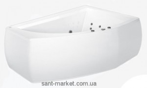 Ванна с гидро и аэромассажем PoolSpa Aquamarina 175х120х69 PHAJ710KEHC1505 Effects Navi
