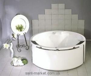 Ванна акрилова кругла PoolSpa колекція Atlantyda 160х160х69 PWR6N10ZS000000 + рама