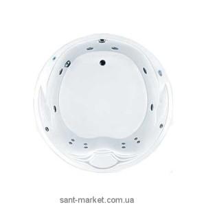 Ванна с гидро и аэромассажем PoolSpa Atlantyda 160х160х69 PHRD310SO2C0364 Economy 2  Mambo