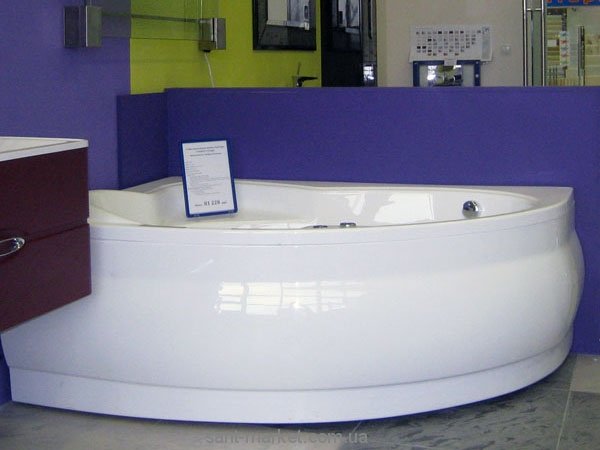 Ванна с гидро и аэромассажем PoolSpa Europa 170х115х64 PHAD210SN2C1424 Silver 2 Navi  Mambo