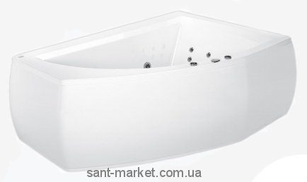 Ванна з гідро і аеромасажем PoolSpa Aquamarina 175х120х69 PHAJ710KEHC1505 Effects Navi